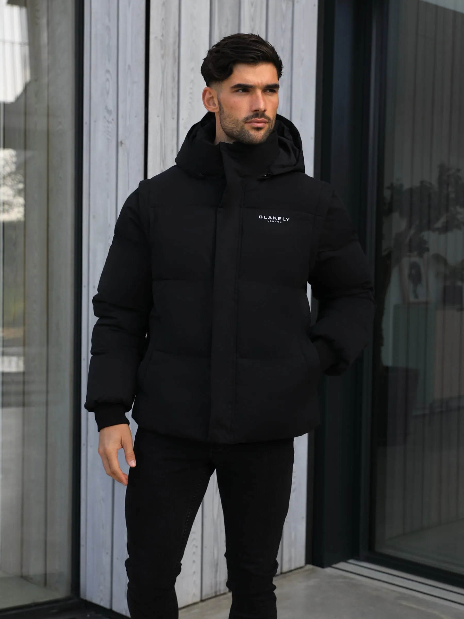 Ultimate Multiway Puffer Coat  - Black