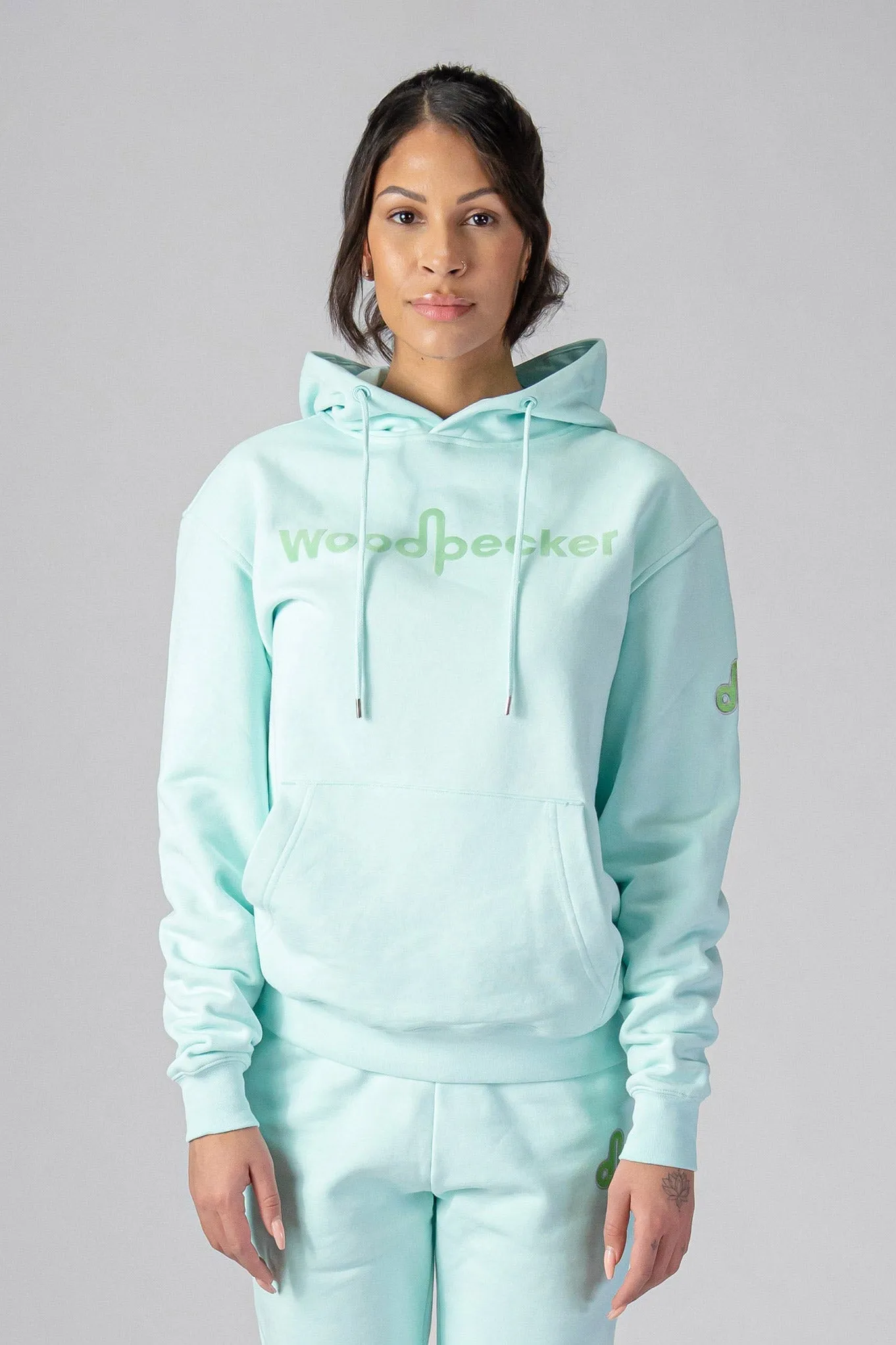 Unisex Cotton Hoodie - Mint