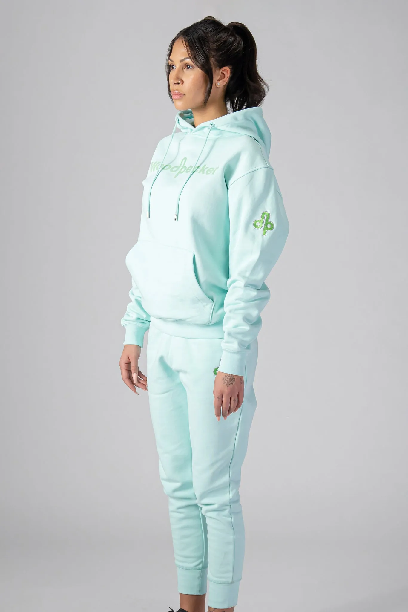 Unisex Cotton Hoodie - Mint