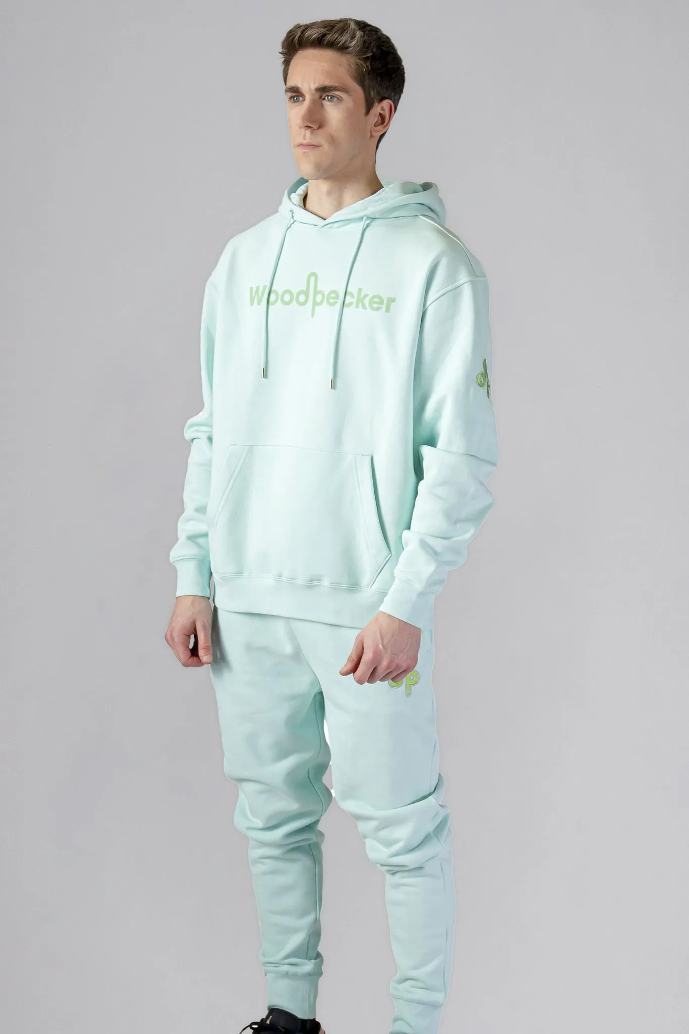 Unisex Cotton Hoodie - Mint