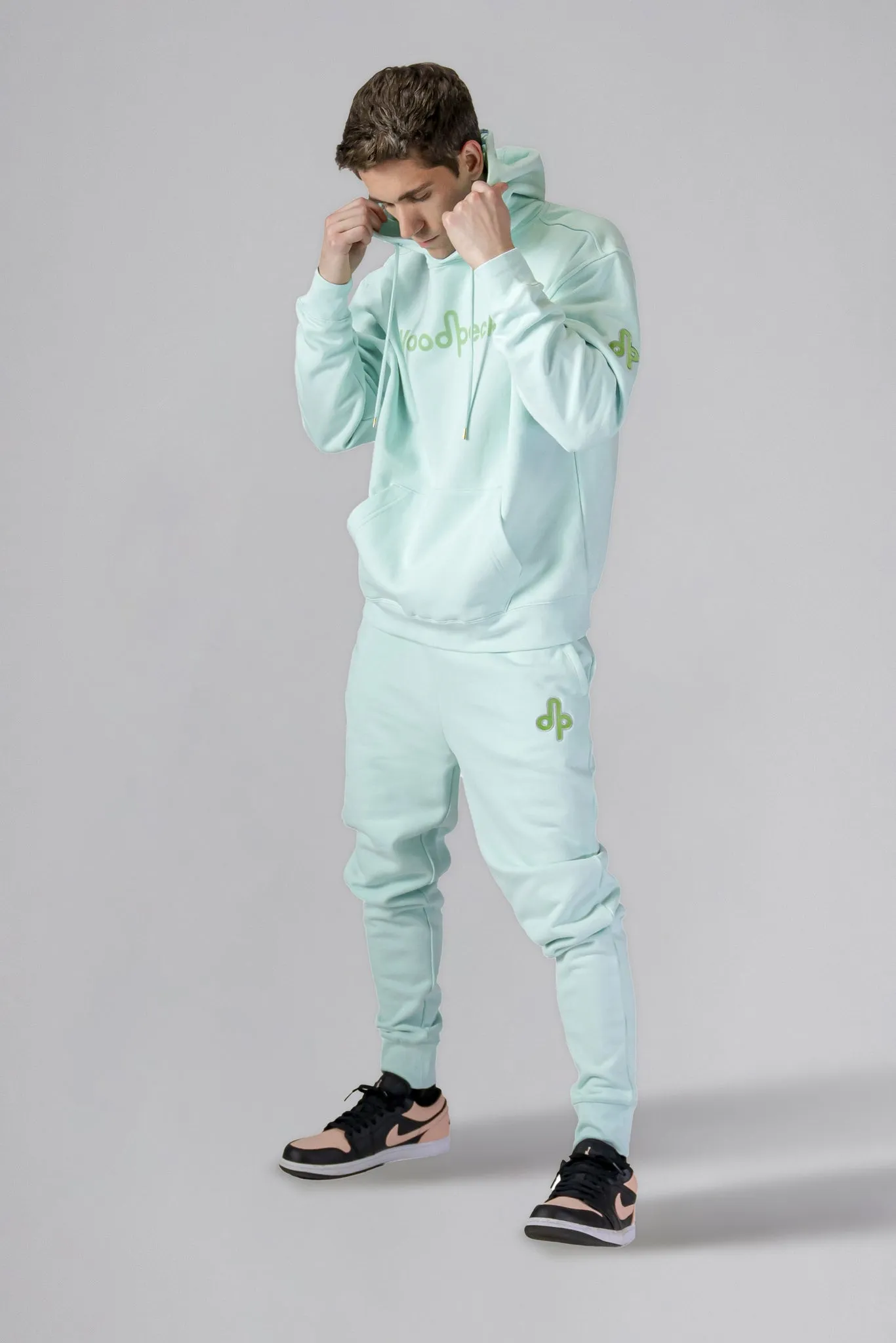 Unisex Cotton Hoodie - Mint