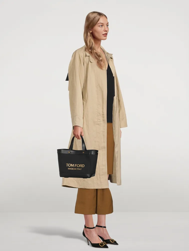 VINCE Belted Rain Coat