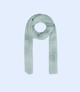 WA0831-MINT-GREEN-Scarf For Women