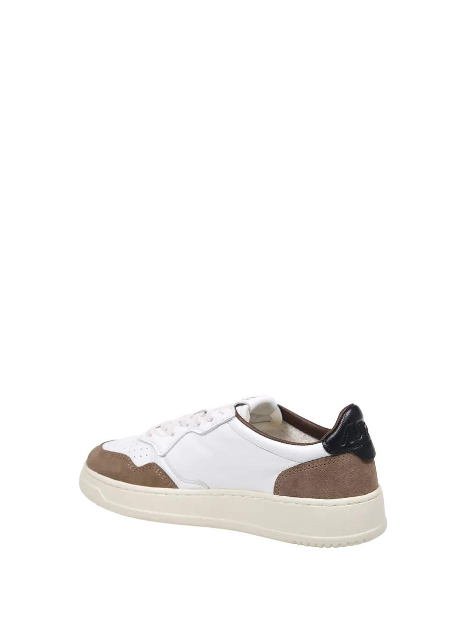 WOMAN AUTRY BROWN LEATHER MEDALIST LOW SNEAKER