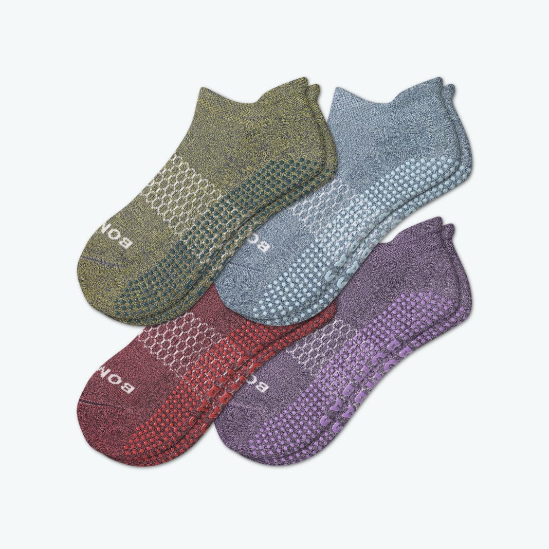 Women's Gripper Ankle Sock 4-Pack